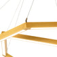 Meyda Lighting Vela 70" Goldtastic Cascading Pendant Light With White Statuario Idalight Shade