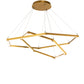 Meyda Lighting Vela 70" Goldtastic Cascading Pendant Light With White Statuario Idalight Shade