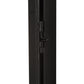 Meyda Lighting Ventana 10" Black Chrome Wall Sconce With Frosted White Shade Glass