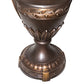 Meyda Lighting Victor Laurel 31" 3-Light Highlighted Mahogany Bronze Urn Table Lamp Base