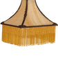 Meyda Lighting Victoria 15" Craftsman Brown & Mahogany Bronze Frame With Beige Art Shade Glass