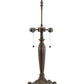 Meyda Lighting Victorian 26" 2-Light Mahogany Bronze Table Lamp Base