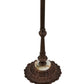 Meyda Lighting Victorian 61" Mahogany Bronze Bridge Arm Floor Lamp Base