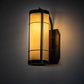 Meyda Lighting Villa 6" Timeless Bronze Wall Sconce With Amber Tawnyrock Idalight Shade