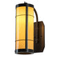 Meyda Lighting Villa 6" Timeless Bronze Wall Sconce With Amber Tawnyrock Idalight Shade