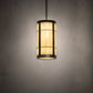 Meyda Lighting Villa 8" Timeless Bronze Mini Pendant Light With Creme Carrara Idalight Shade