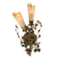 Meyda Lighting Vinca Vine 10" 2-Light Dark Burnished Antique Copper Wall Sconce With Silver Mica Shade Glass