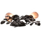 Meyda Lighting Vinca Vine 15" 2-Light Textured Black Wall Sconce With Silver Mica Shade Glass