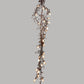 Meyda Lighting Vinca Vine 54" 30-Light Rust Over Wrought Iron Chandelier With Silver Mica Shade Glass