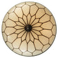 Meyda Lighting Vincent 18" 3-Light Craftsman Brown With Hightights Inverted Pendant Light With White Art Honeycomb Shade Glass