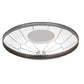 Meyda Lighting Vincent 30" Craftsman Brown Highlighted Honeycomb Flush Mount Light With White Art Shade Glass