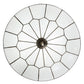 Meyda Lighting Vincent 30" Craftsman Brown Highlighted Honeycomb Flush Mount Light With White Art Shade Glass