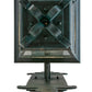 Meyda Lighting Vincente 11" 3-Light Golden Verdigris Wall Sconce With Clear Seeded Shade Glass