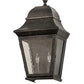 Meyda Lighting Vincente 9" 2-Light Smoke Wall Sconce With Clear Seeded Shade Glass