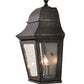 Meyda Lighting Vincente 9" 2-Light Smoke Wall Sconce With Clear Seeded Shade Glass