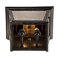 Meyda Lighting Vincente 9" 2-Light Smoke Wall Sconce With Clear Seeded Shade Glass