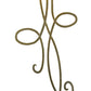 Meyda Lighting Volta 12" 2-Light Champagne Metallic Wall Sconce With Eggshell Textrene Shade