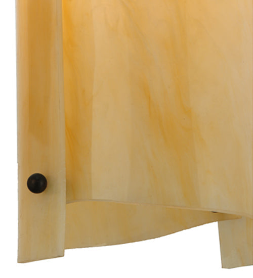 Meyda Lighting Vortex 16" 2-Light Coffee Bean Island Pendant Light With Sahara Taupe Idalight Shade Glass