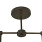Meyda Lighting Vortex 16" 2-Light Coffee Bean Island Pendant Light With Sahara Taupe Idalight Shade Glass