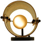 Meyda Lighting Vortex 6" Coffee Bean Wall Sconce With Sahara Taupe Idalight Shade Glass