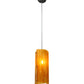 Meyda Lighting Vortex 8" Coffee Bean Pendant Light With Ambra Siena Idalight Shade