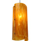 Meyda Lighting Vortex 8" Coffee Bean Pendant Light With Ambra Siena Idalight Shade