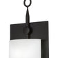 Meyda Lighting Wakefield 8" Oil Rubbed Bronze Wall Sconce With White Opal Shade Glass