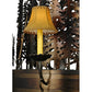 Meyda Lighting Walden Pine 40" 17-Light 2-Tier Burnished Antique Copper Chandelier With Amber Quartz Idalight Shade