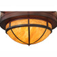 Meyda Lighting Walden Pine 54" 15-Light 2-Tier Rust Over Wrought Iron Chandelier With Ambra Siena Idalight Shade