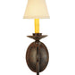 Meyda Lighting Wallis 5" 2-Light Euro Cafe Wall Sconce With White Textrene Shade