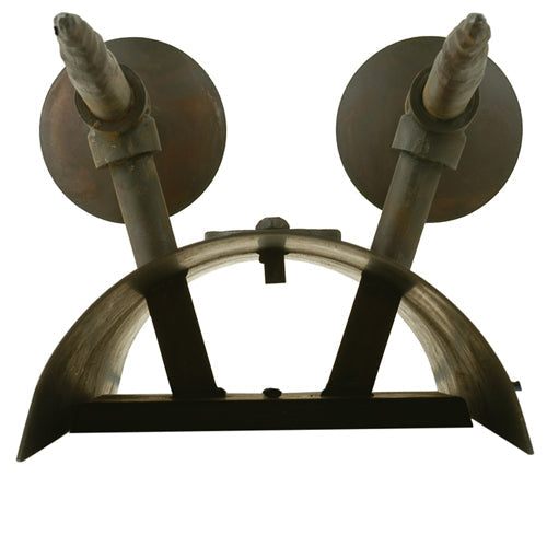 Meyda Lighting Warwick 10" 2-Light Costello Black Wall Sconce