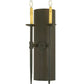 Meyda Lighting Warwick 10" 2-Light Costello Black Wall Sconce