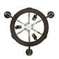 Meyda Lighting Warwick 27" 6-Light Hand Waxed Metal Chandelier