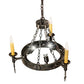 Meyda Lighting Warwick 27" 6-Light Hand Waxed Metal Chandelier