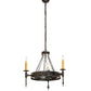 Meyda Lighting Warwick 27" 6-Light Hand Waxed Metal Chandelier