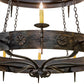 Meyda Lighting Warwick 72" 18-Light 2-Tier Gilded Iron Chandelier