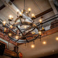 Meyda Lighting Warwick 72" 21-Light 3-Tier Dark Roast Chandelier