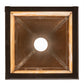 Meyda Lighting Watchtower 19" Craftsman Brown Pendant Light With Beige Iridescent Shade Glass