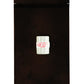 Meyda Lighting Wavey 10" 2-Light Red Rust Wall Sconce With Silver Mica Shade Glass