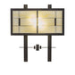 Meyda Lighting Weaved Idalight 18" 2-Light Chestnut Wall Sconce With Botticino Idalight Shade