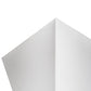 Meyda Lighting Wedge 14" White Wall Sconce With White Shade Glass