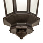 Meyda Lighting Wesleyan 16" Black On Brass Pendant Light With Frosted Clear Shade Glass