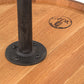 Meyda Lighting Whiskey Barrel 25" 3-Light Costello Black Pendant Light With Wood Shade