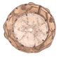 Meyda Lighting Whispering Pines 10" 2-Light Rust Flush Mount Light With Silver Mica Shade Glass