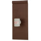 Meyda Lighting Whispering Pines 10" 2-Light Rust Wall Sconce With Silver Mica Shade Glass