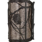Meyda Lighting Whispering Pines 10" 2-Light Timeless Bronze Wall Sconce With Silver Mica Shade Glass