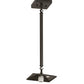 Meyda Lighting Whispering Pines 11" Timeless Bronze Pendant Light With Silver Mica Shade Glass