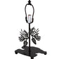 Meyda Lighting Whispering Pines 15" Copper Vein Accent Table Lamp With Travertine Idalight Shade Glass