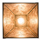 Meyda Lighting Whispering Pines 15" Oil Rubbed Bronze Tall Pines Pendant Light With Silver Mica Shade Glass