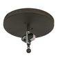 Meyda Lighting Whispering Pines 16" 2-Light Oil Rubbed Bronze Flush Mount Light With Amber Mica Shade Glass